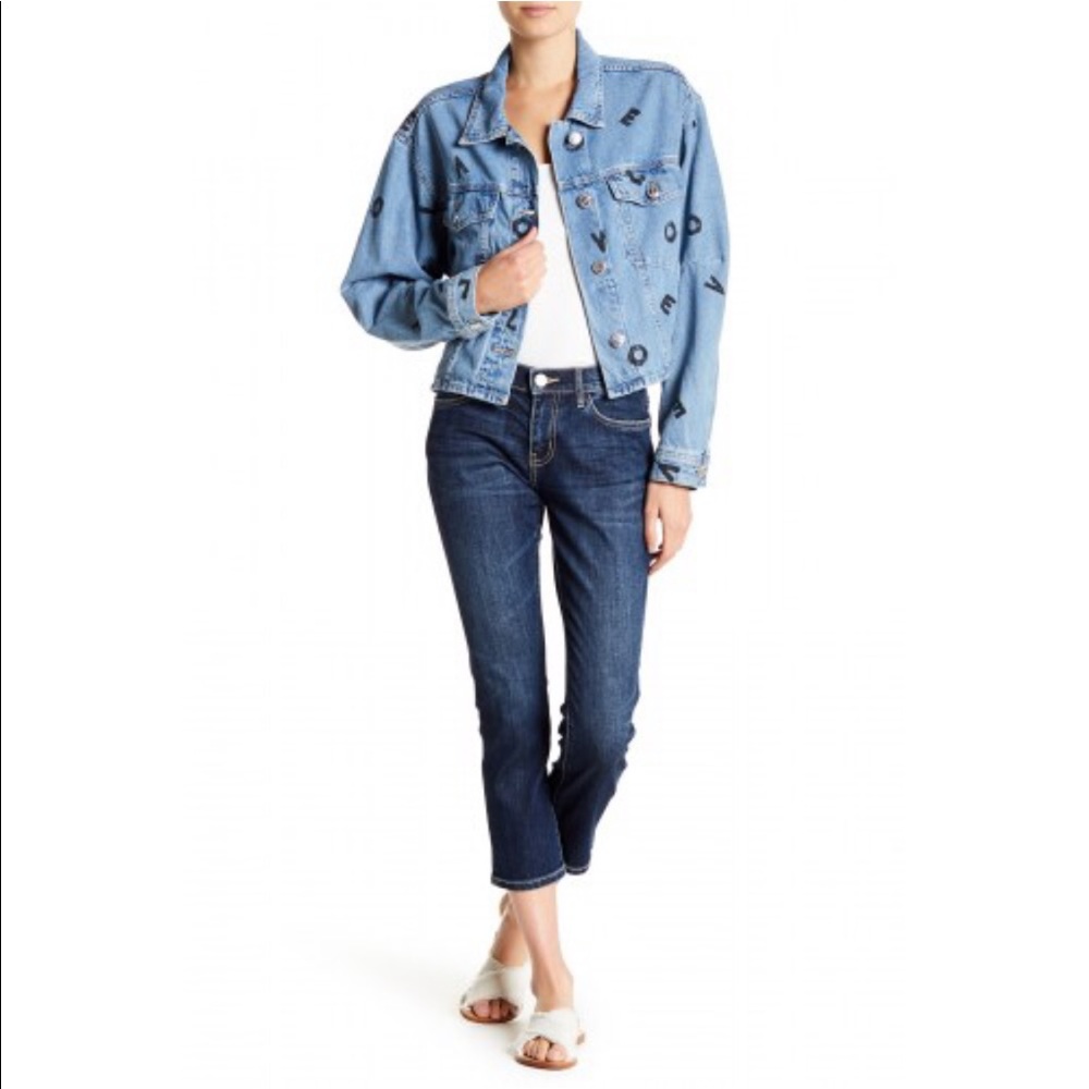 {Current/Elliott} Cropped Straight Leg - Belloc